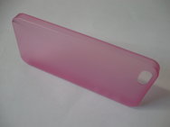Чехол защитная крышка для IPhone 5/ 5S/ SE ультратонкая розовый