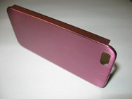 Чехол защитная крышка для IPhone 5/ 5S/ SE металлическая 0,3мм сиреневый