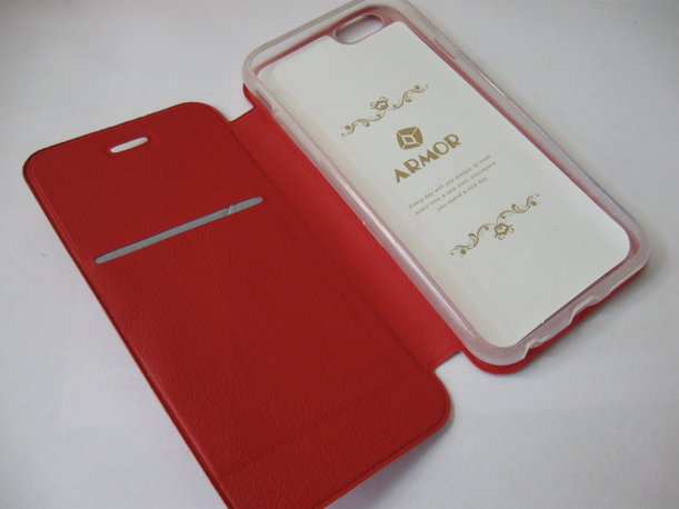 Чехол раскладной для IPhone 6/ 6S на магните "Армор FlipCover" красный