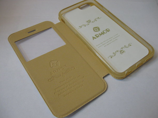 Чехол раскладной для IPhone 6/ 6S с окошком на магните "Армор FlipCover" белый