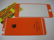 Защитное стекло для IPhone 6/ 6S 2.5D с блеском оранжевый