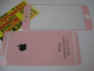 Защитное стекло для IPhone 6/ 6S 2.5D розовый