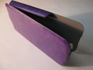 Чехол раскладной для IPhone 4/ 4S "SLIM CASE" ультратонкий фиолетовый