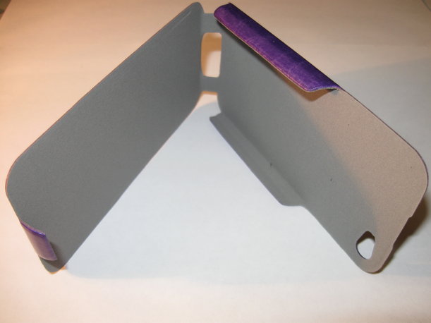 Чехол раскладной для IPhone 4/ 4S "SLIM CASE" ультратонкий фиолетовый