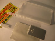 Чехол защитная крышка для IPhone 4/ 4S ультратонкая + защитная пленка белый