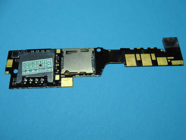 Шлейф для HTC Gratia на разъем сим + считыватель карты памяти