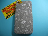 Чехол защитная крышка для IPhone 5/ 5S/ SE поликорбанат "Vogue Case" серый
