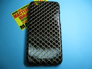 Чехол защитная крышка для IPhone 6/ 6S пластик "Veneered" черный