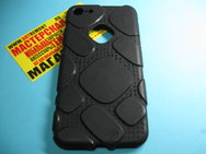 Чехол защитная крышка для IPhone 7/ 8/ SE (2020) силиконовая "Difan" черный