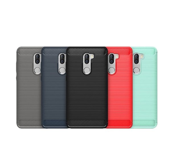 Чехол защитная крышка для Xiaomi Mi5S Plus силиконовая "Light Case" красный