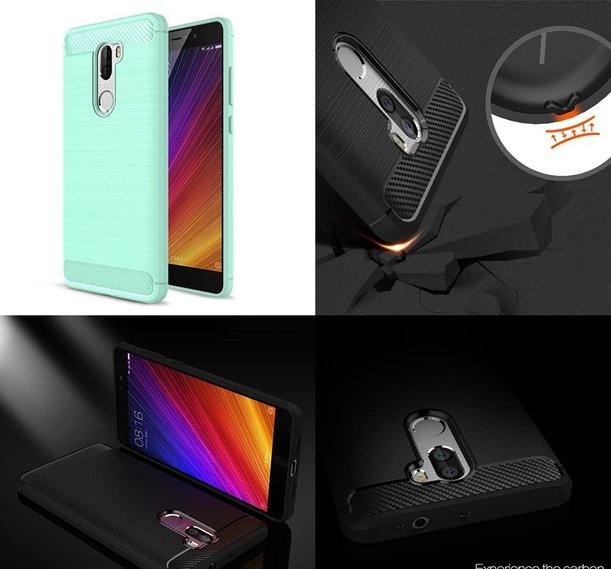 Чехол защитная крышка для Xiaomi Mi5S Plus силиконовая "Light Case" красный