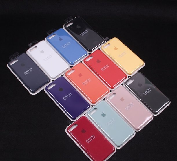 Чехол защитная крышка для IPhone 6/ 6S силиконовая "Silicone Case" мятный