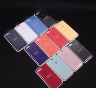 Чехол защитная крышка для IPhone 6/ 6S силиконовая "Silicone Case" мятный