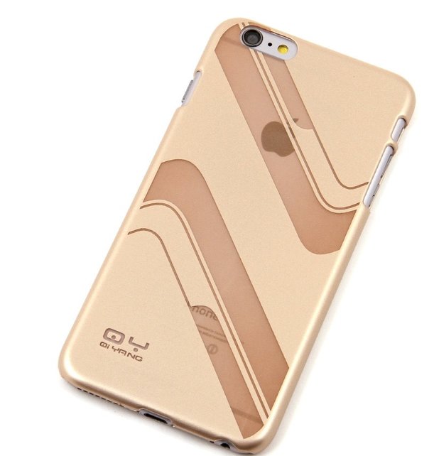 Чехол защитная крышка для IPhone 6 Plus/ 6S Plus "Fashion Case" золотистый