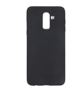 Чехол защитная крышка для Samsung J810F Galaxy J8 (2018) силиконовая "J-Case" черный