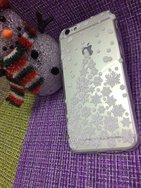 Чехол защитная крышка для IPhone 6/ 6S силиконовая "Snow Fir-tree"