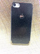Чехол защитная крышка для IPhone 7/ 8/ SE (2020) силиконовая матовая черный