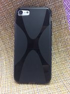 Чехол защитная крышка для IPhone 7/ 8/ SE (2020) силиконовая "X-case" черный
