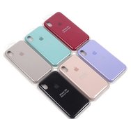 Чехол защитная крышка для IPhone X/ XS силиконовая "Silicone Case" серый