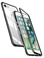 Чехол магнитный для IPhone 7/ 8 "GK" цинковый сплав черный