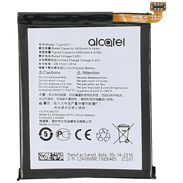 АКБ для Alcatel TLP024C1 5046D/ 5080D/ 5059D тех. упаковка