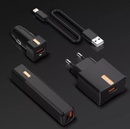 СЗУ 3 в 1 комплект АЗУ/ Powerbank "Ldnio" Mobile Charging Kit QC3.0 черный