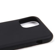 Чехол защитная крышка для IPhone 11 Pro Max силиконовая матовая черный