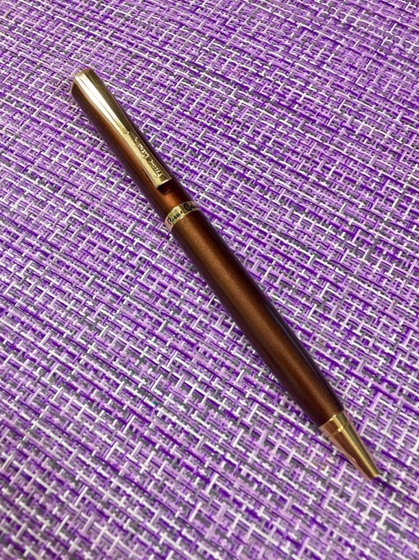 Ручка металлическая шариковая Pierre Cardin ECO PC0866BP коричневый, 08660