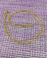 Цепочка простое плетение 2,0 мм х 61см 24" золотистый 310-160-2061g