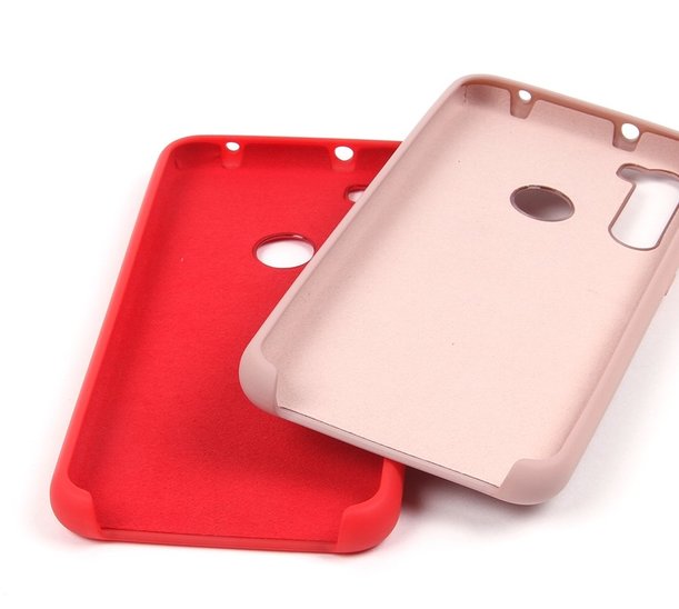 Чехол защитная крышка для Huawei Honor 8X "Soft Touch" №007002 розовый песок