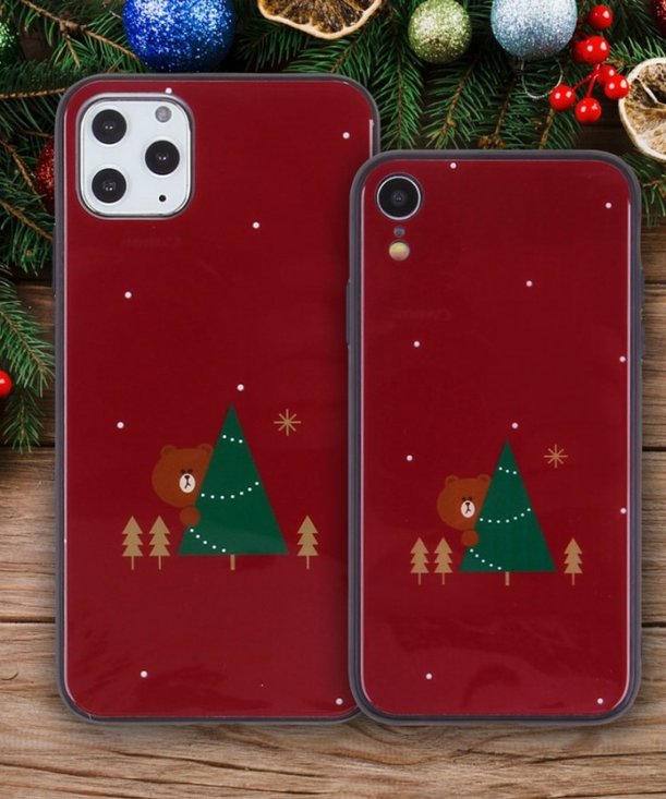 Чехол защитная крышка для IPhone XR TPU "Зимний" №011472