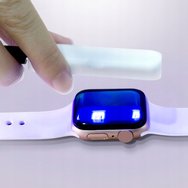 Защитное стекло для Apple Watch "UV комплект" 44 мм (клей, лампа)