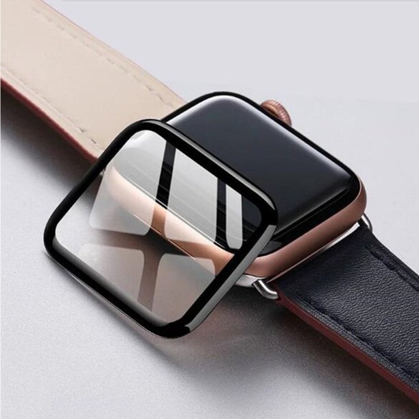 Защитное стекло для Apple Watch "UV комплект" 44 мм (клей, лампа)