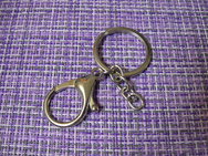 Кольцо для ключей с карабином L=65 D=30 мм серебристый 310-2212s