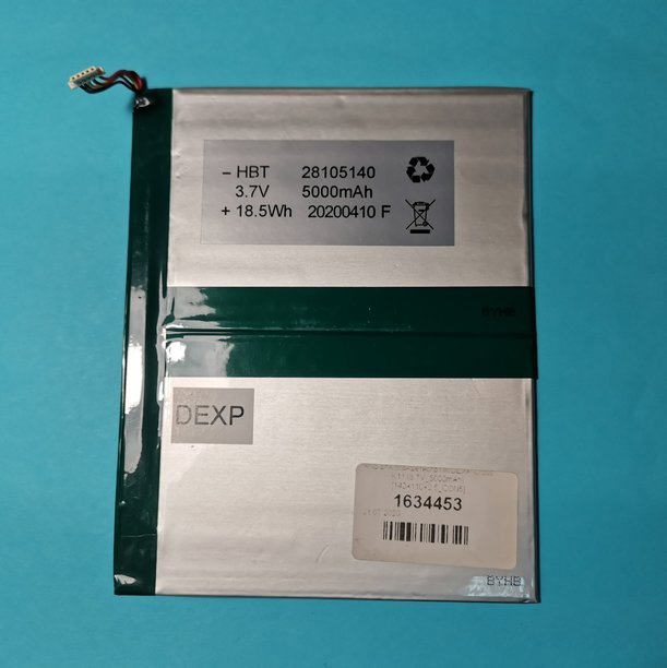 АКБ для Dexp Ursus K11 (2,8*105*140mm) 5000mah тех. упаковка