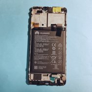 Дисплей для Huawei Y9 (2018) в рамке с АКБ + тачскрин черный 100%